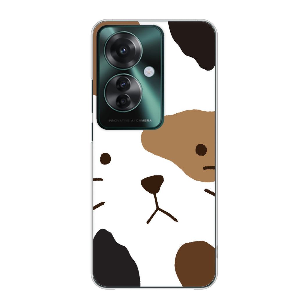 OPPO Reno11 A A401OP Y!mobile IA801 みけ ハードケース 背面印刷