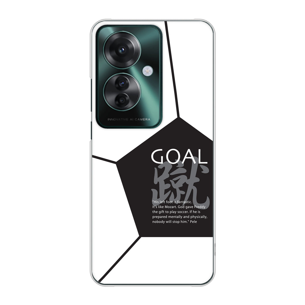 OPPO Reno11 A A401OP Y!mobile IB921 サッカーボール ハードケース 背面印刷