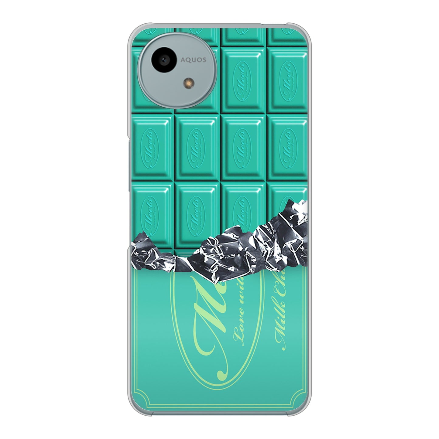 AQUOS wish4 A402SH Y!mobile 高画質仕上げ 背面印刷 ハードケース板チョコ