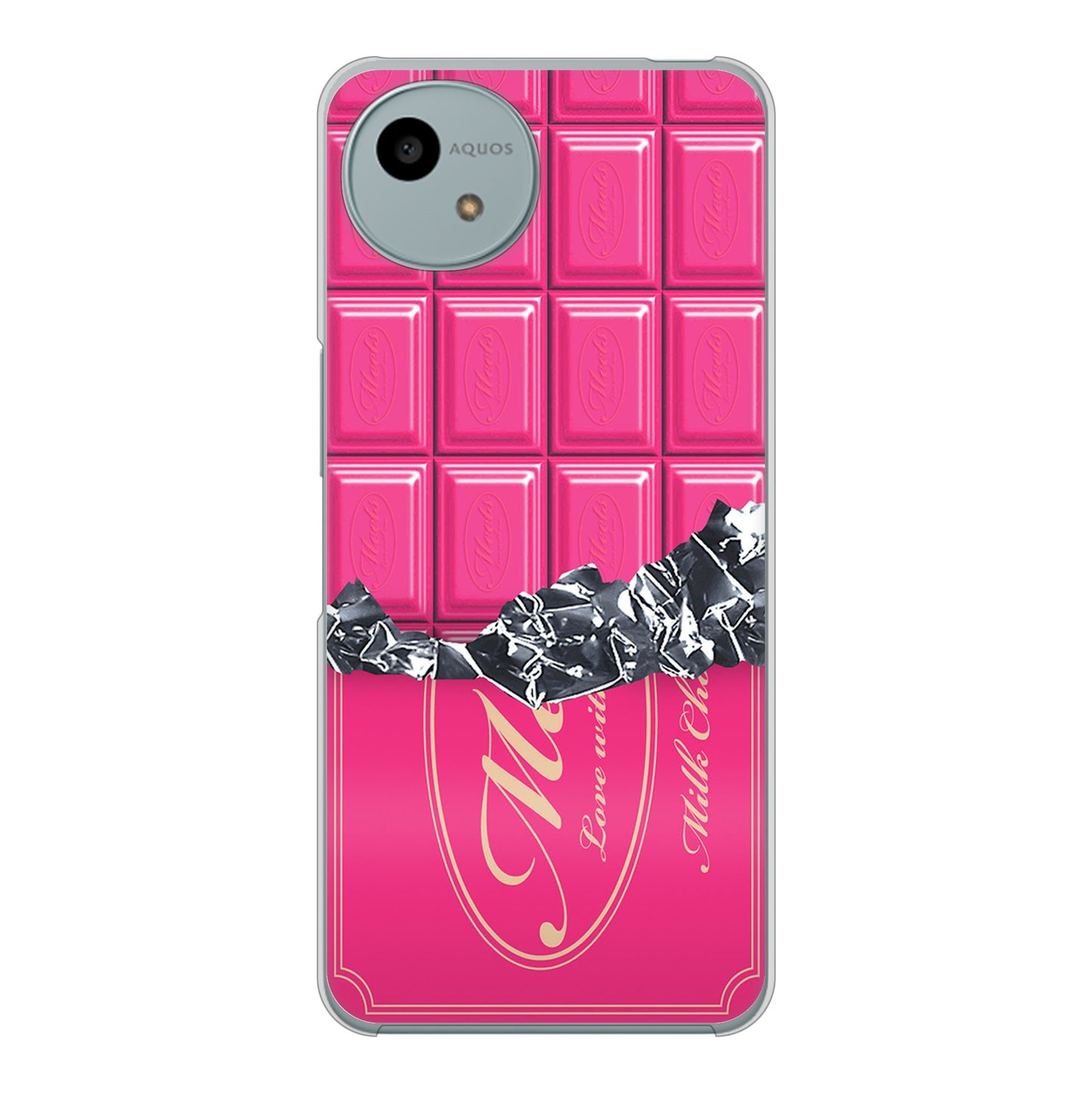AQUOS wish4 A402SH Y!mobile 高画質仕上げ 背面印刷 ハードケース板チョコ