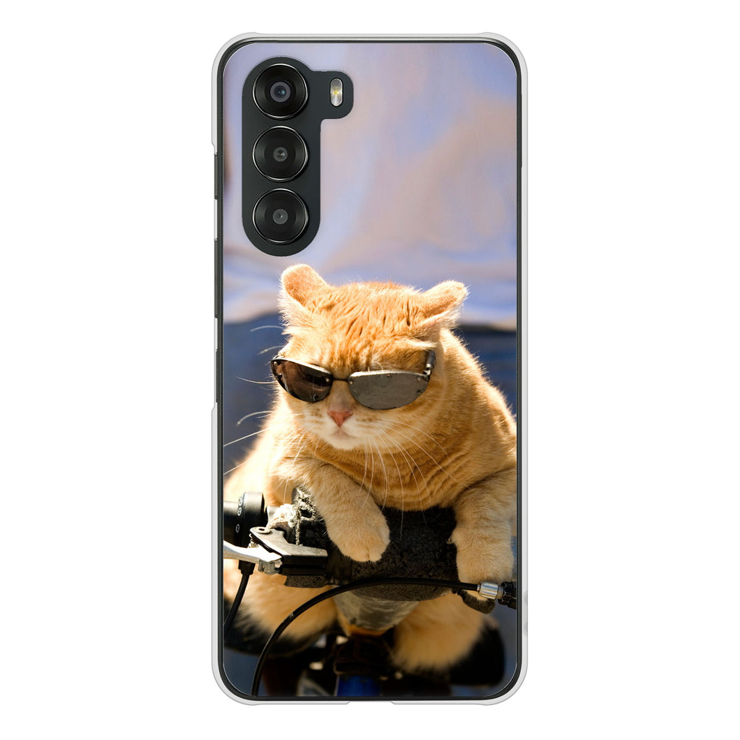 nubia S 5G A403ZT Y!mobile 595 にゃんとサイクル ハードケース 背面印刷