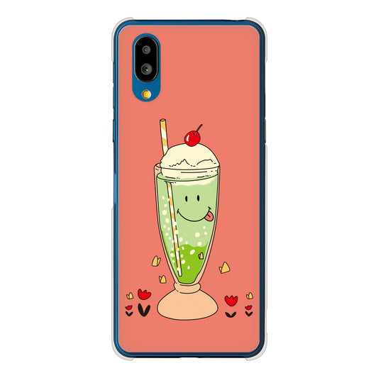シンプルスマホ7 A404SH SoftBank スイーツイラスト ハードケース 背面印刷