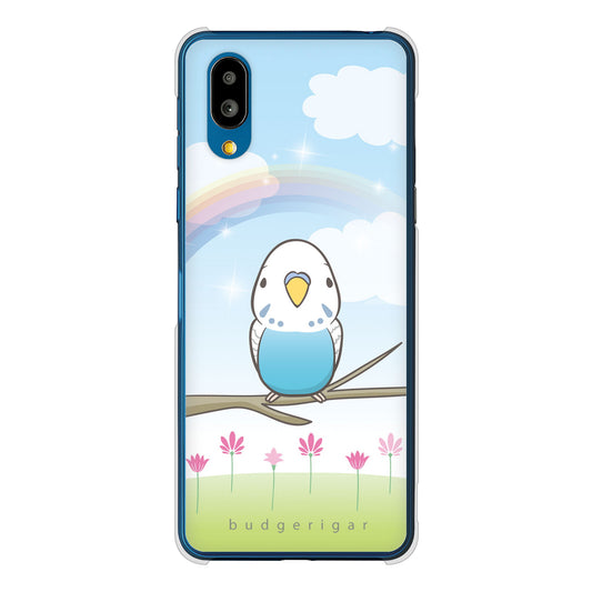 シンプルスマホ7 A404SH SoftBank セキセイインコ ハードケース 背面印刷