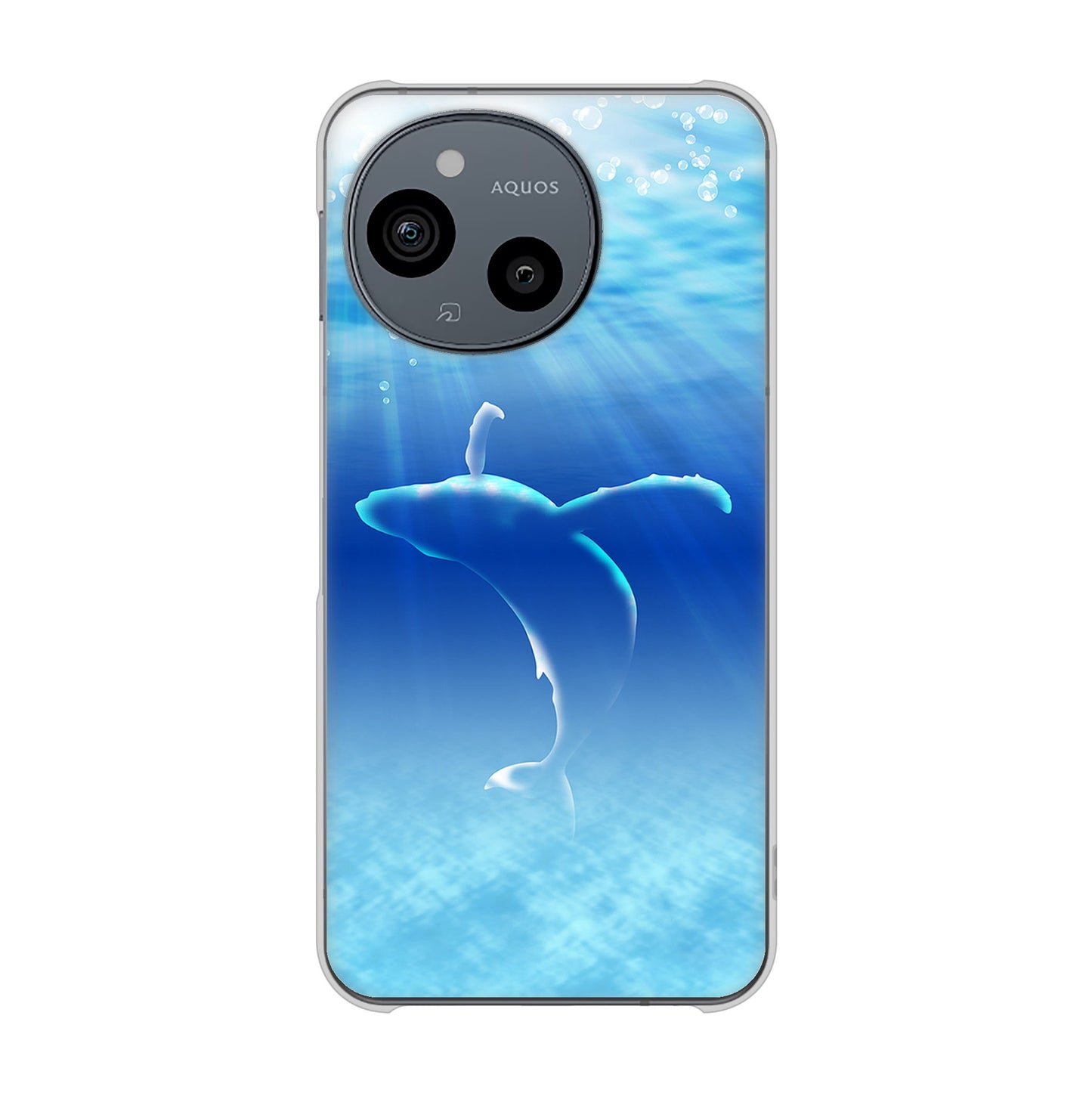AQUOS sense9 A405SH SoftBank 海の守り神 ハードケース 背面印刷