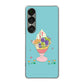 Xperia 1 VII A501SO SoftBank スイーツイラスト ハードケース 背面印刷