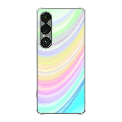 Xperia 1 VII A501SO SoftBank レインボー ハードケース 背面印刷
