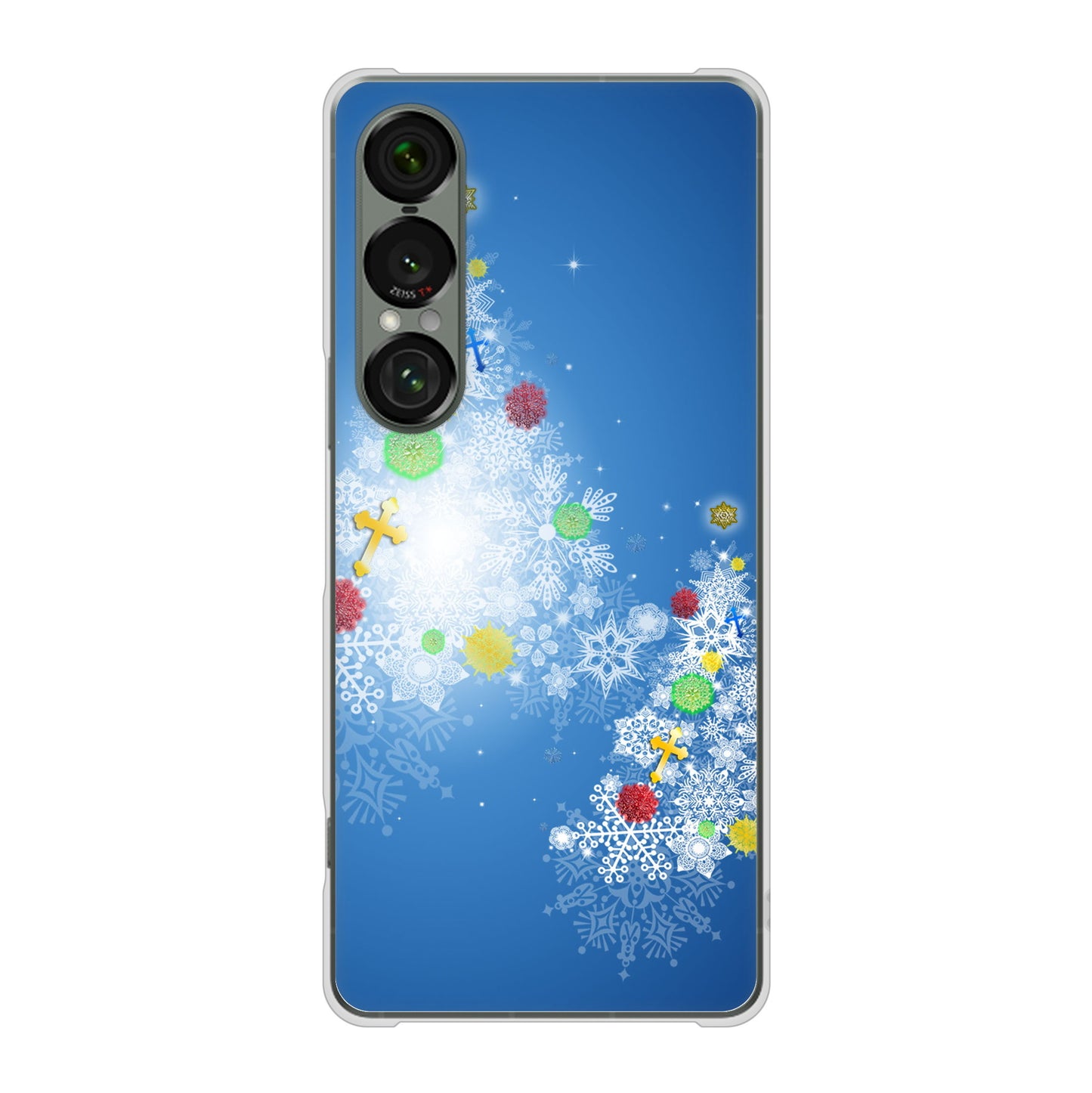 Xperia 1 VII A501SO SoftBank クリスマス ハードケース 背面印刷