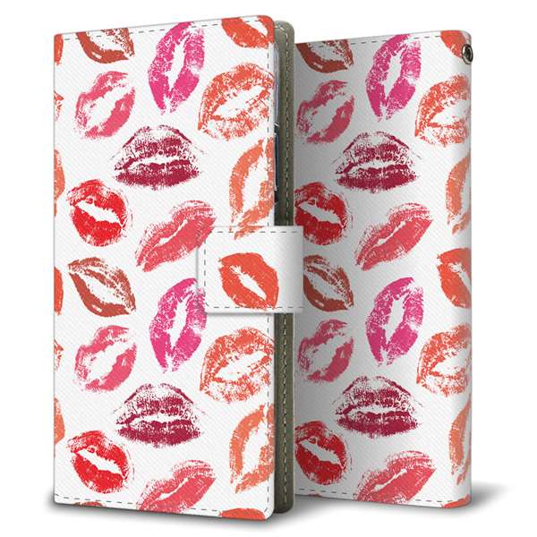 Xperia 1 VI SO-51E docomo 高画質仕上げ プリント手帳型ケース ( 薄型スリム ) 【734 キスkissキス】