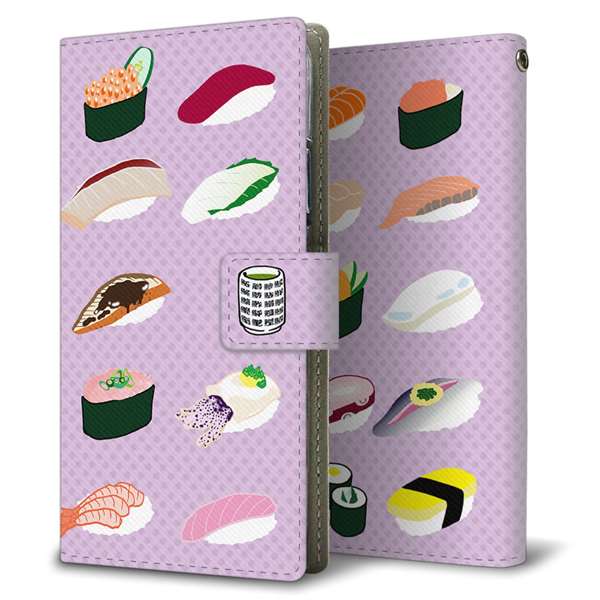 iPhone12 Pro Max 高画質仕上げ プリント手帳型ケース ( 薄型スリム )お寿司