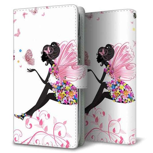 Xperia 10 VIII SO-52G docomo 花と少女 通常型 プリント手帳型ケース