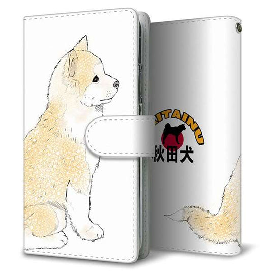 DIGNO SX5 KC-S306 docomo 秋田犬 通常型 プリント手帳型ケース