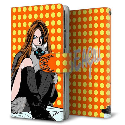 arrows We2 Plus F-51E docomo 高画質仕上げ プリント手帳型ケース ( 通常型 )らぶねこ