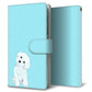 Galaxy S25 Ultra SC-52F docomo 高画質仕上げ プリント手帳型ケース ( 通常型 )トイプードルホワイト