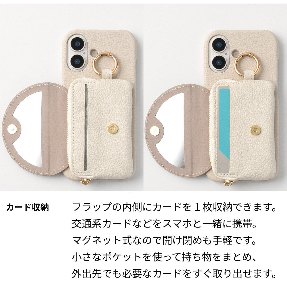 フラップ内側のカードポケット