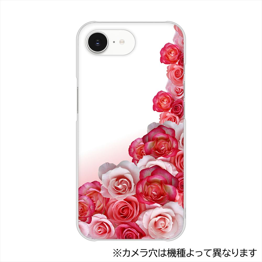 Xperia 10 VIII SOG18 au ロマンチックなバラ ハードケース 背面印刷