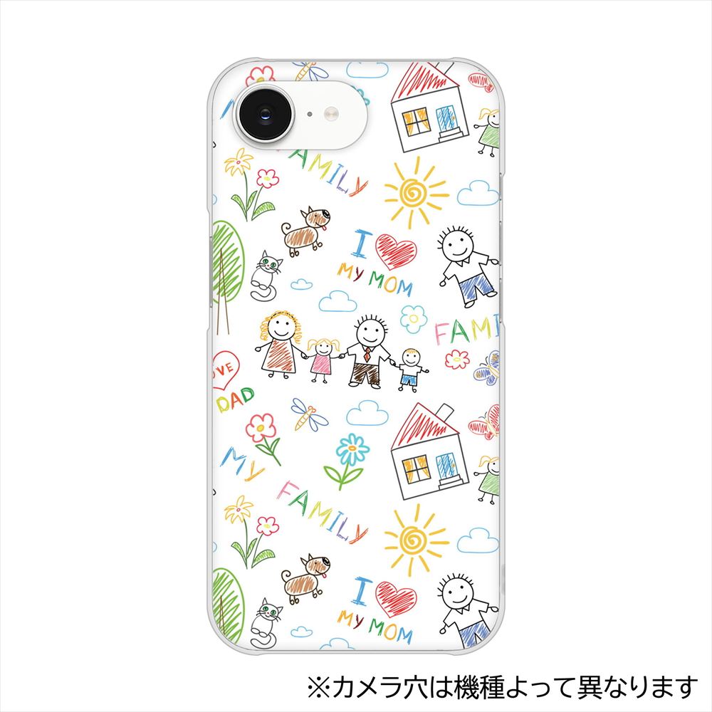 Xperia 10 VIII SO-52G docomo カップル＆ファミリー ハードケース 背面印刷