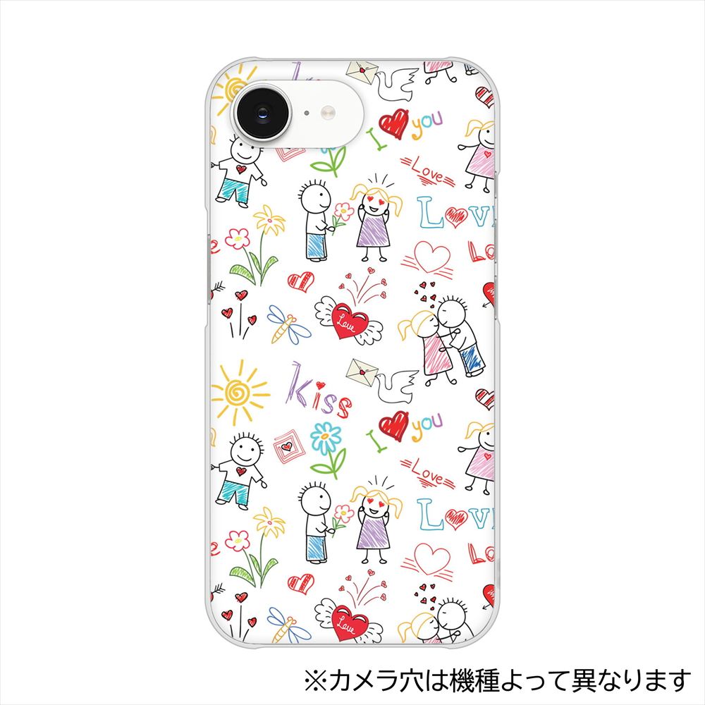 Xperia 10 VIII SOG18 au カップル＆ファミリー ハードケース 背面印刷