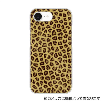 Xperia 10 VIII SOG18 au ヒョウ柄ベーシックS ハードケース 背面印刷