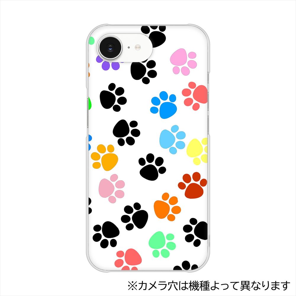 OPPO Reno15 A CPH2801 1108 あしあとカラフル ハードケース 背面印刷