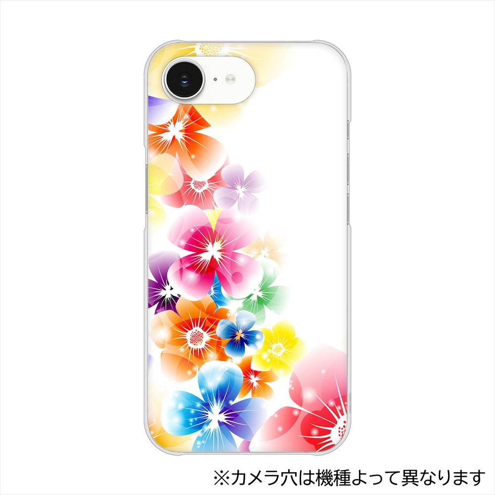 arrows Alpha2 F-51G docomo 1209 光と花 ハードケース 背面印刷