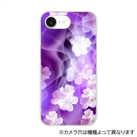 OPPO Reno15 A A601OP Y!mobile 1211 桜とパープルの風 ハードケース 背面印刷