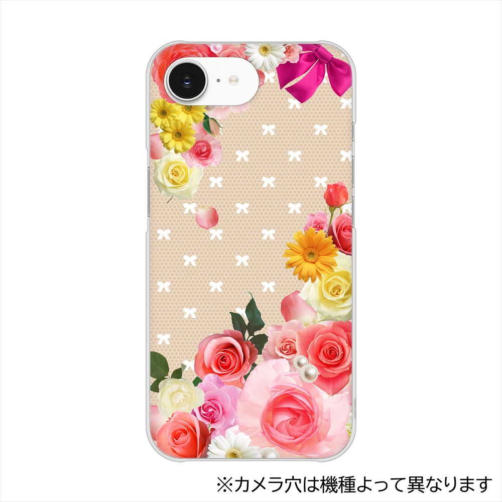 Xperia 10 VIII SOG18 au ロマンチックなバラ ハードケース 背面印刷