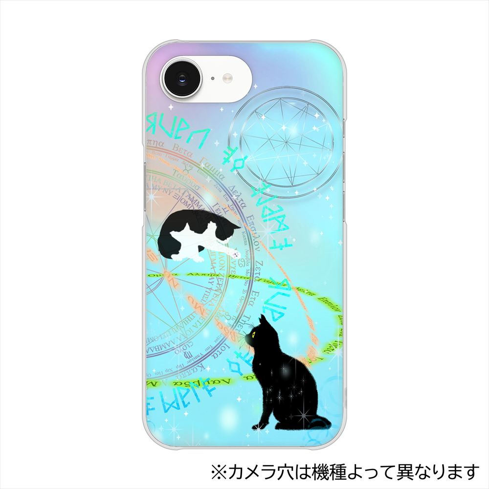 Xperia 10 VIII A602SO SoftBank 魔法陣猫 ハードケース 背面印刷
