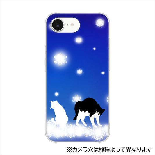 OPPO Reno15 A CPH2801 YJ335 雪の結晶 はちわれ ハードケース 背面印刷