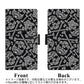 Xiaomi 14T Pro A402XM SoftBank 高画質仕上げ プリント手帳型ケース ( 薄型スリム ) 【363 ドクロの刺青】