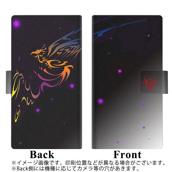 OPPO A3 5G A402OP Y!mobile 高画質仕上げ プリント手帳型ケース ( 薄型スリム ) 【YA889 フェニックス】