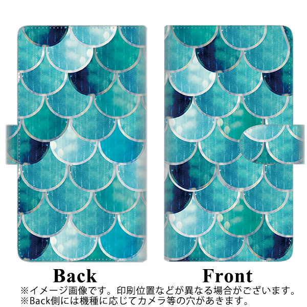 Google Pixel 9a 高画質仕上げ プリント手帳型ケース ( 通常型 ) 【FD805 ウロコ】