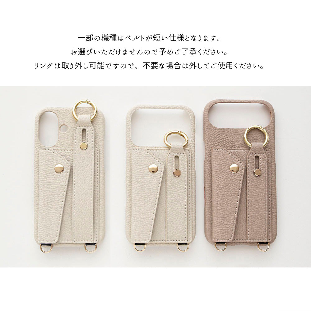 Xperia Ace III A203SO Y!mobile スマホショルダー スマホケース ベルト付き ストラップ付 落下防止 カードポケット