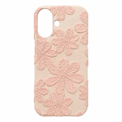 Google Pixel 11 ラテフラワー 刺繍 花柄 まるっと全貼りハードケース スマホケース