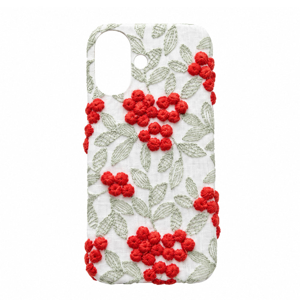 Galaxy A54 5G SC-53D docomo ぷっくりミモザ 刺繍 くすみカラー まるっと全貼りハードケース