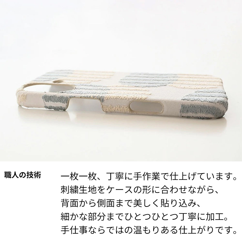 Google Pixel 11 北欧 サークル ストライプ 刺繍 まるっと全貼りハードケース スマホケース