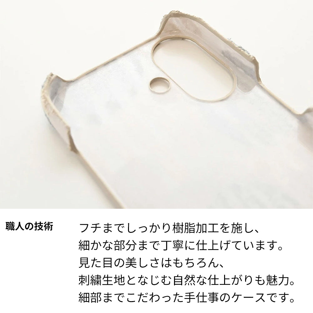 Google Pixel 11 北欧 サークル ストライプ 刺繍 まるっと全貼りハードケース スマホケース