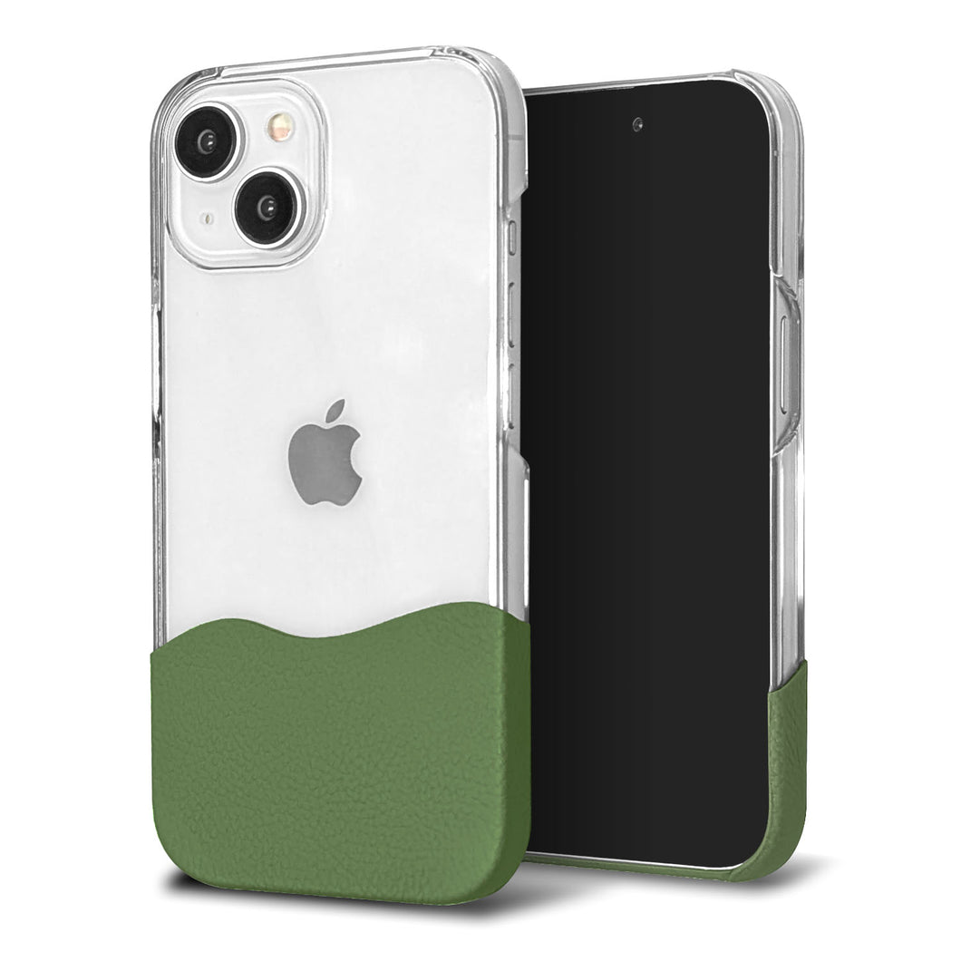 Xperia 5 SO-01M docomo ちょいまる シュリンク姫路レザー 透明クリアケース スマホショルダー