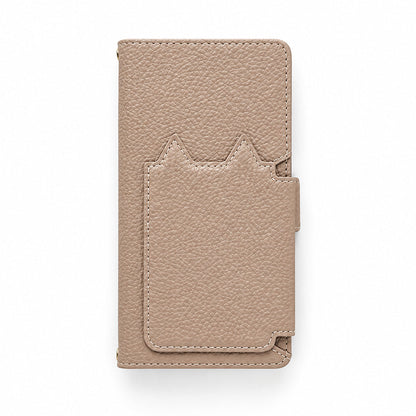 OPPO Reno13 A OPG05 UQ mobile クイックカードポケット付き ねこフラップ -クラシック- スマホケース手帳型