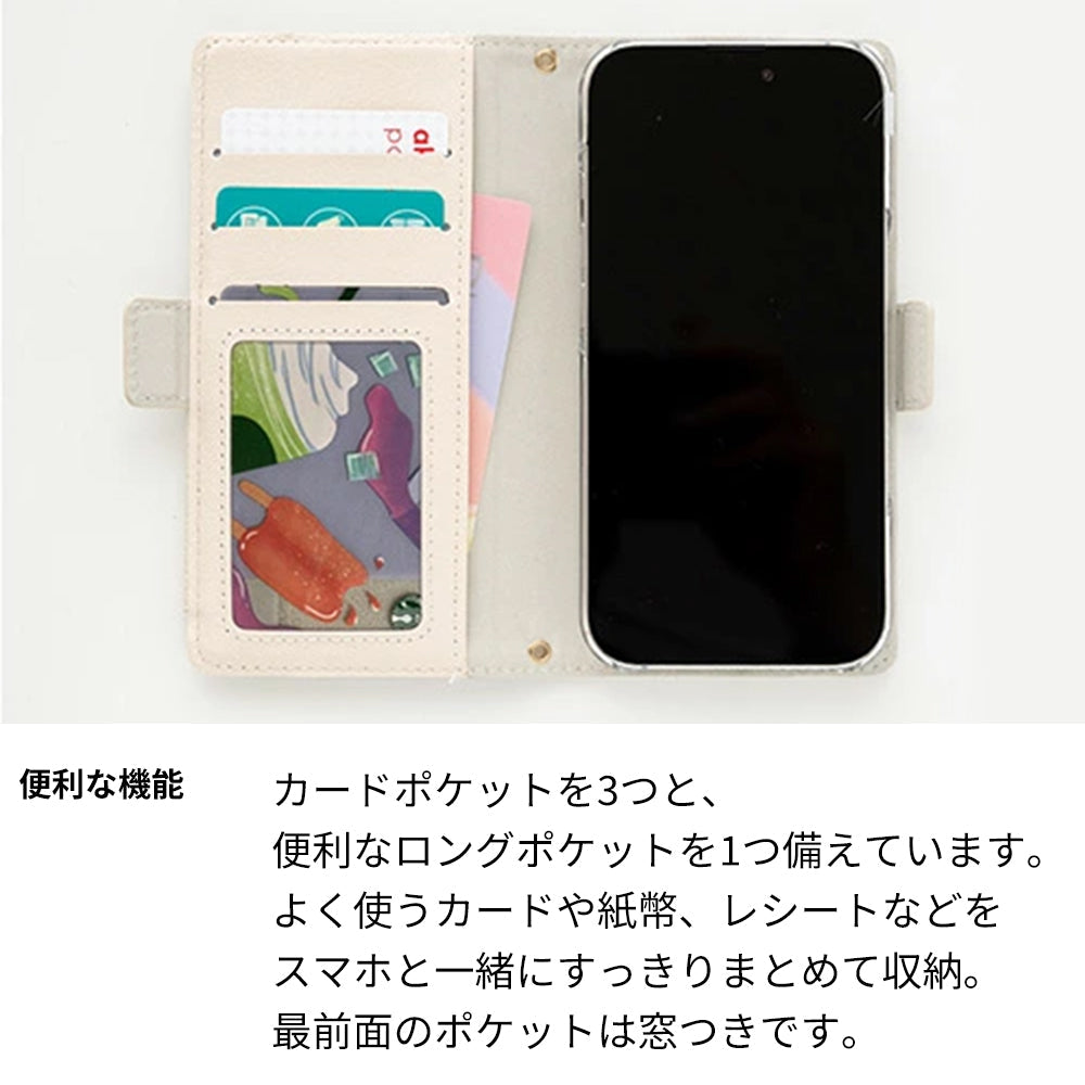 OPPO Reno7 A クイックカードポケット付き ねこフラップ -クラシック- スマホケース手帳型