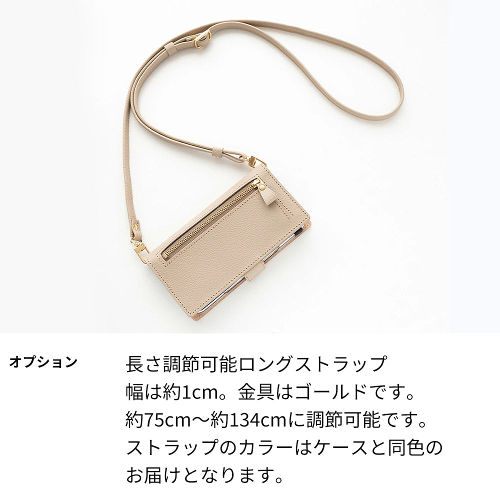 iPhone 16 Pro 姫路レザー シュリンクレザー ファスナーポケット付き スマホケース 手帳型 本革 サイドマグネット スマホショルダー