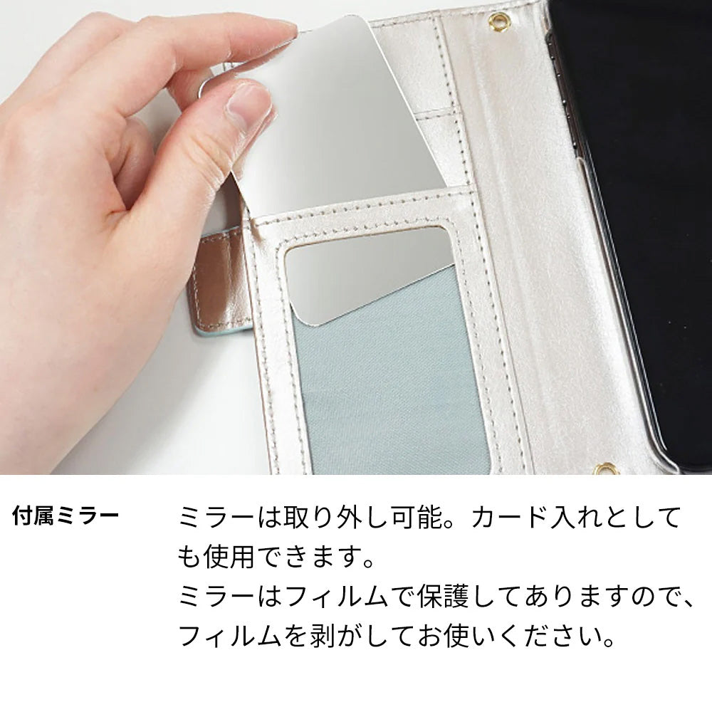 Galaxy S24 FE SCG30 au スマホショルダー 手帳型 くすみカラー ミラー スタンド機能付 耐衝撃
