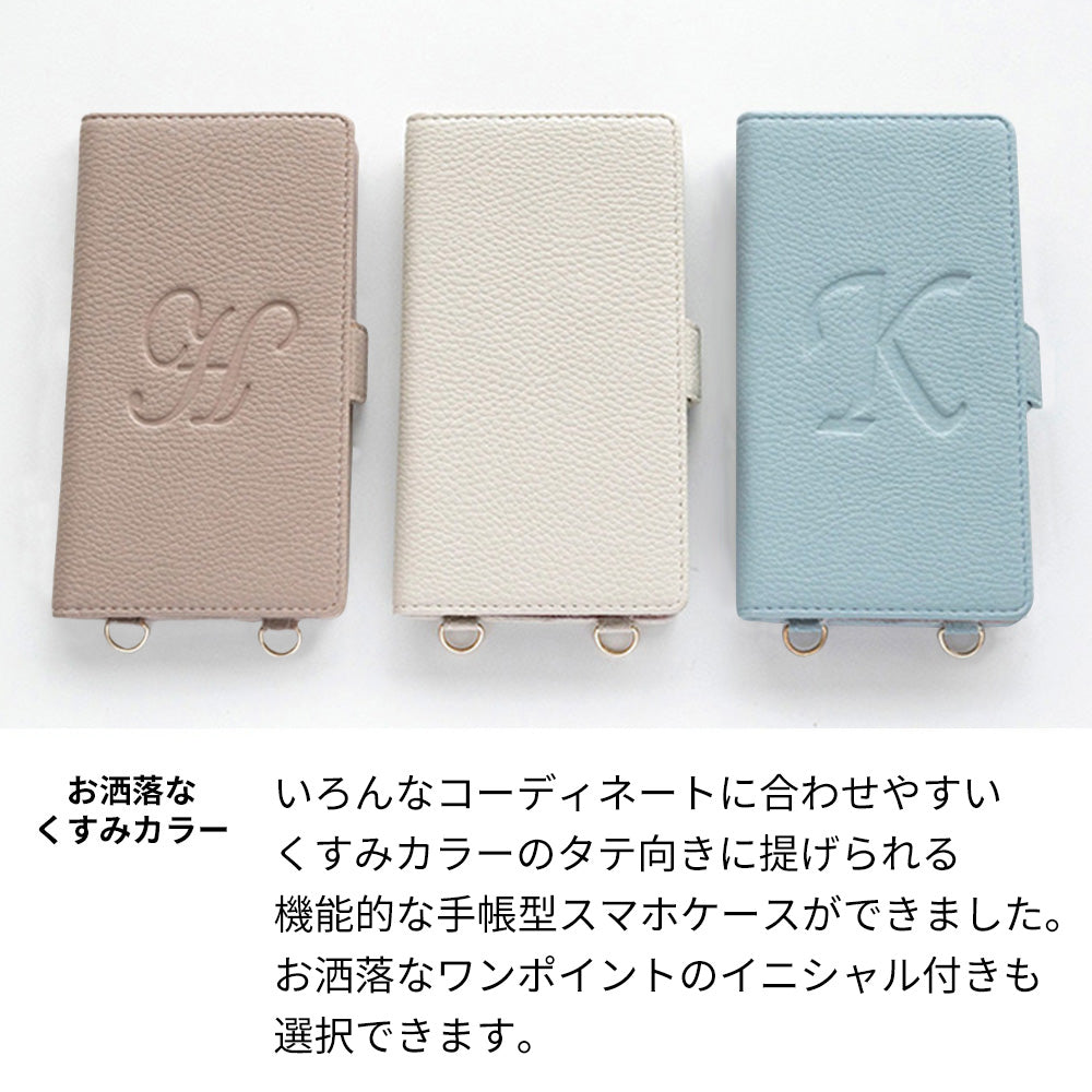 Xperia 10 V A302SO SoftBank スマホショルダー 手帳型 縦向き くすみカラー スタンド機能付