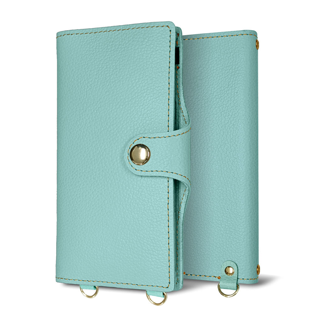 Xperia 10 III SOG04 au 姫路レザー new シュリンクレザー ナチュラルカラー スマホケース手帳型 ベルト付き 本革 耐衝撃