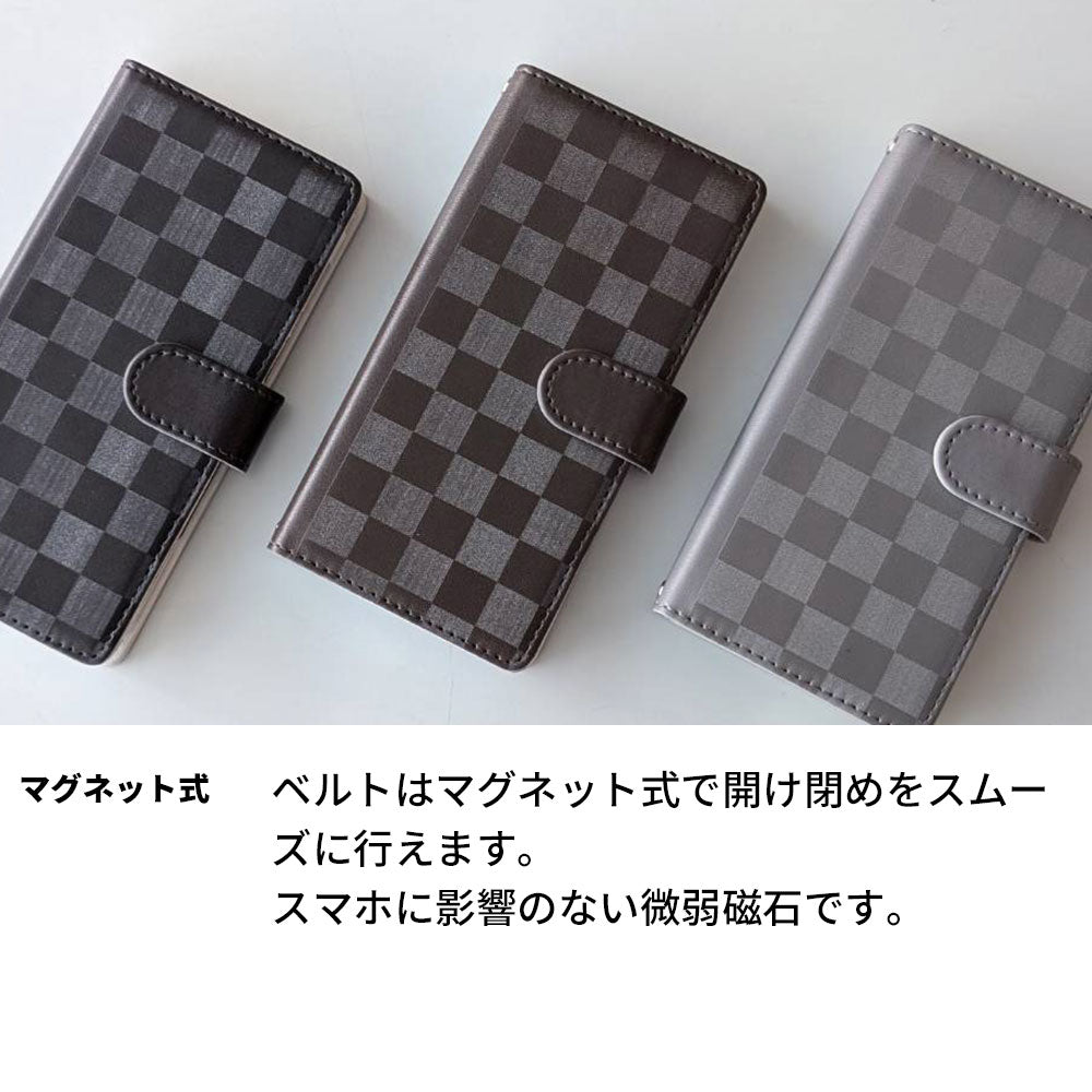 iPhone6 かくれ市松模様 手帳型ケース 耐衝撃