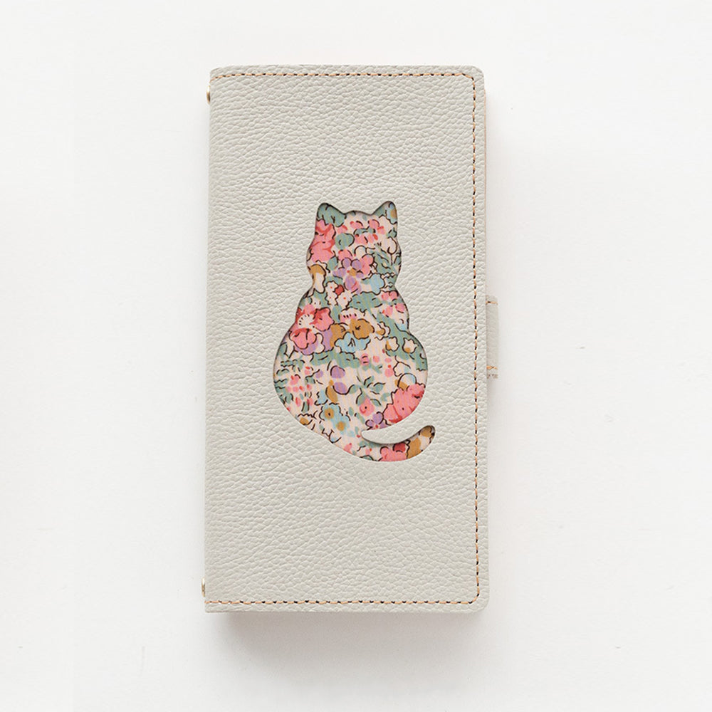 OPPO Reno15 A A601OP Y!mobile リバティ 猫・うさぎ 本革 サイドマグネット スマホケース 手帳型