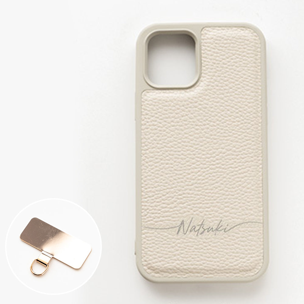 iPhone Air Simple 名入れ スマホケース スマホショルダー カラーリアケース