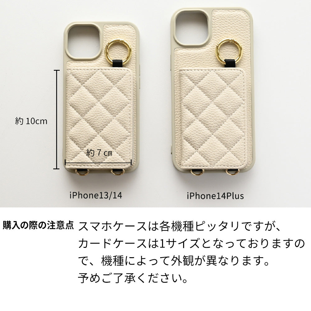 Google Pixel 8 キルティング カラー リアケース 2つ折りカードケース ミラー付き