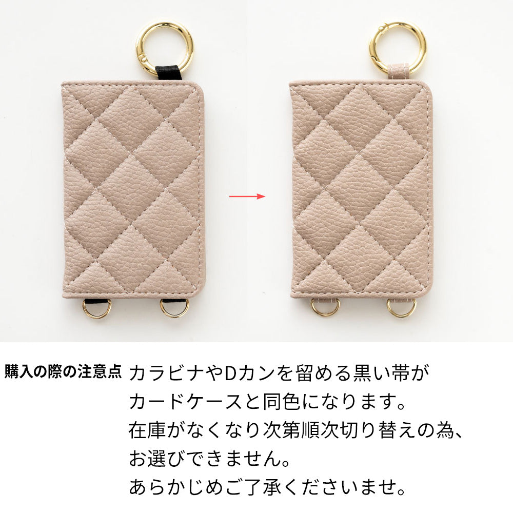 Google Pixel 8 キルティング カラー リアケース 2つ折りカードケース ミラー付き