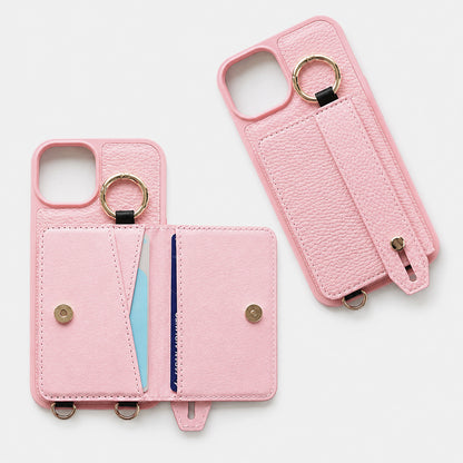 iPhone Air ベルト付き 2つ折りカードケース カラーリアケース