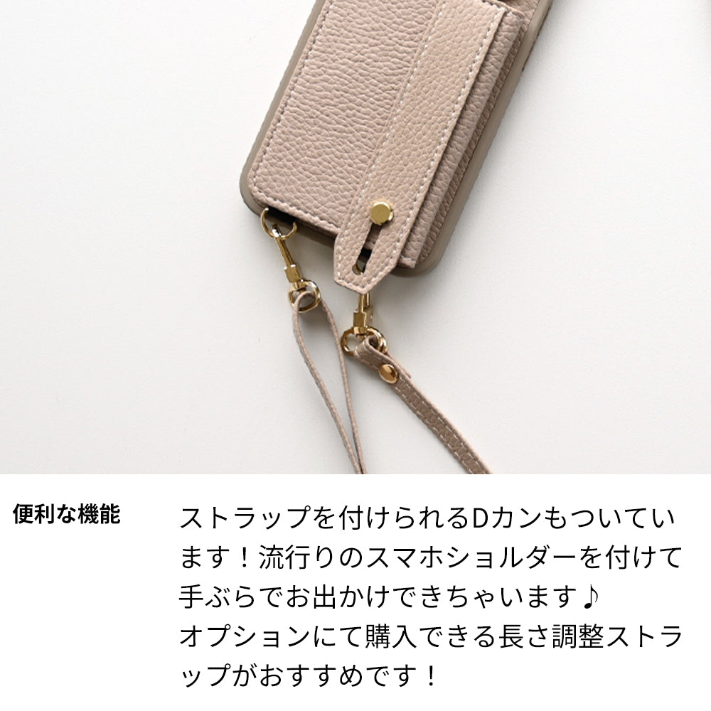 iPhone16 Pro ベルト付き 2つ折りカードケース カラーリアケース